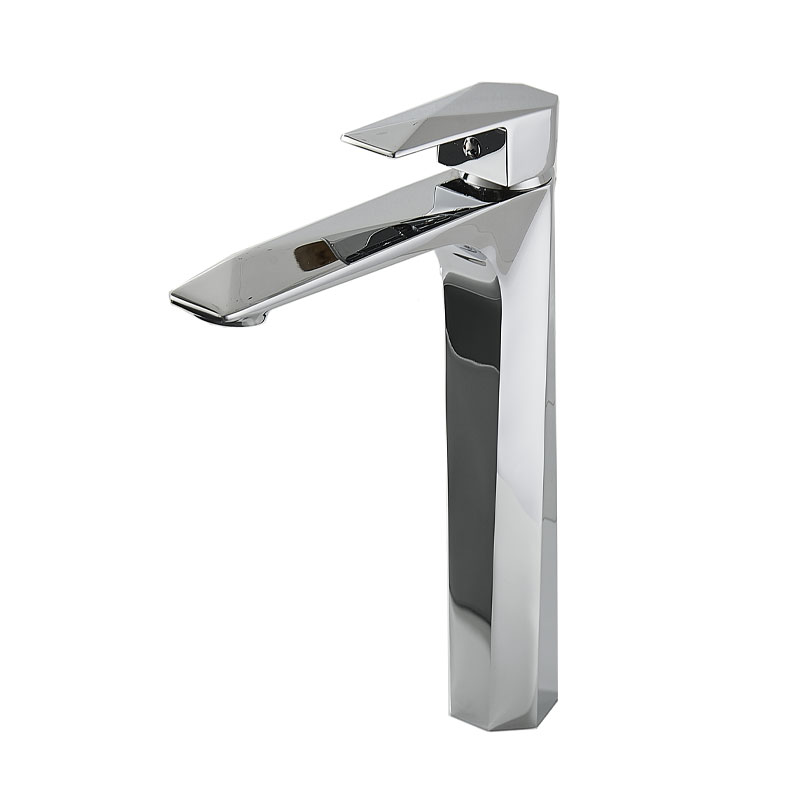 Diamond-Cut Design Basin Faucet