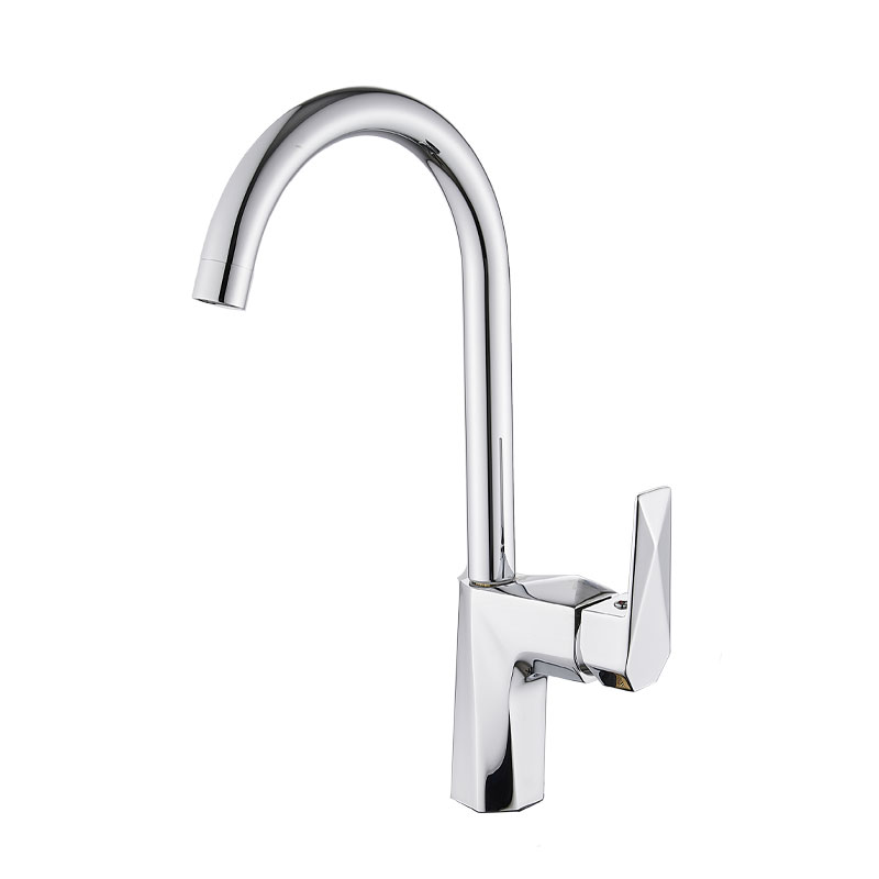 Diamond-Cut Design Kitchen Faucet